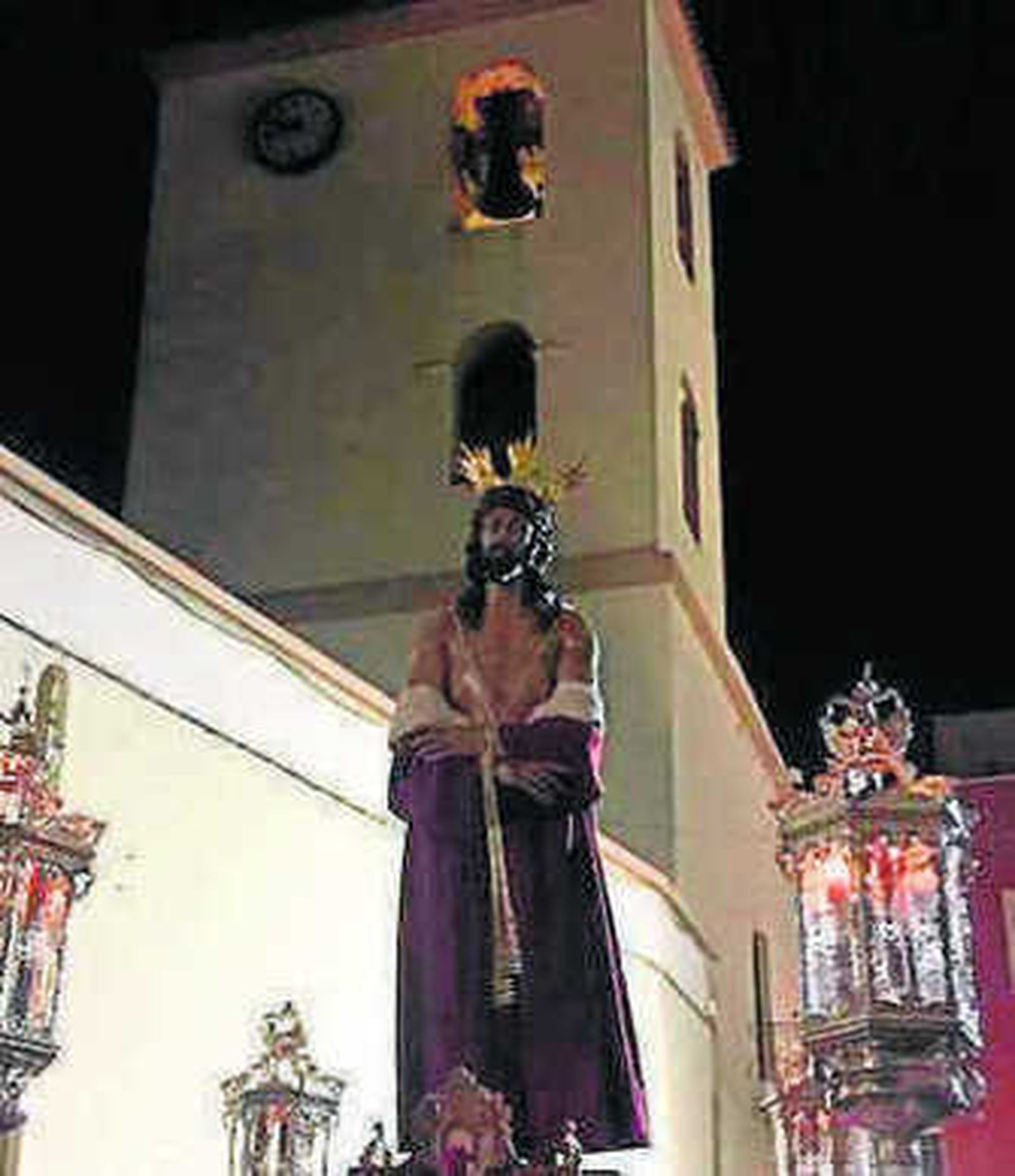 El Cautivo tras salir del templo.