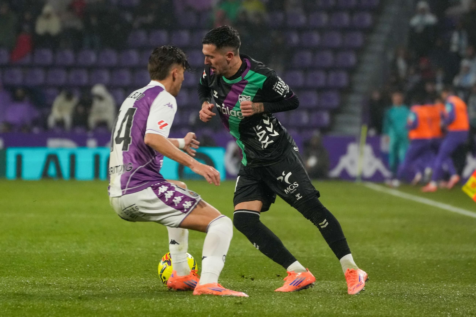 El Real Valladolid-Málaga CF, en fotos
