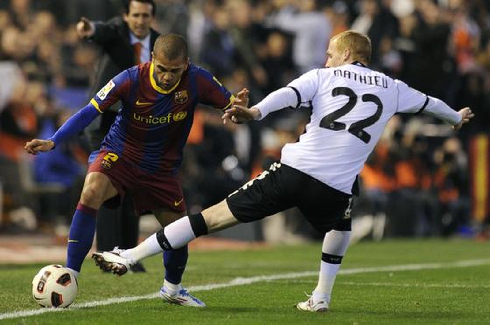 El Barcelona consigue una trabajada victoria en Mestalla.

Foto: AFP/ Reuters