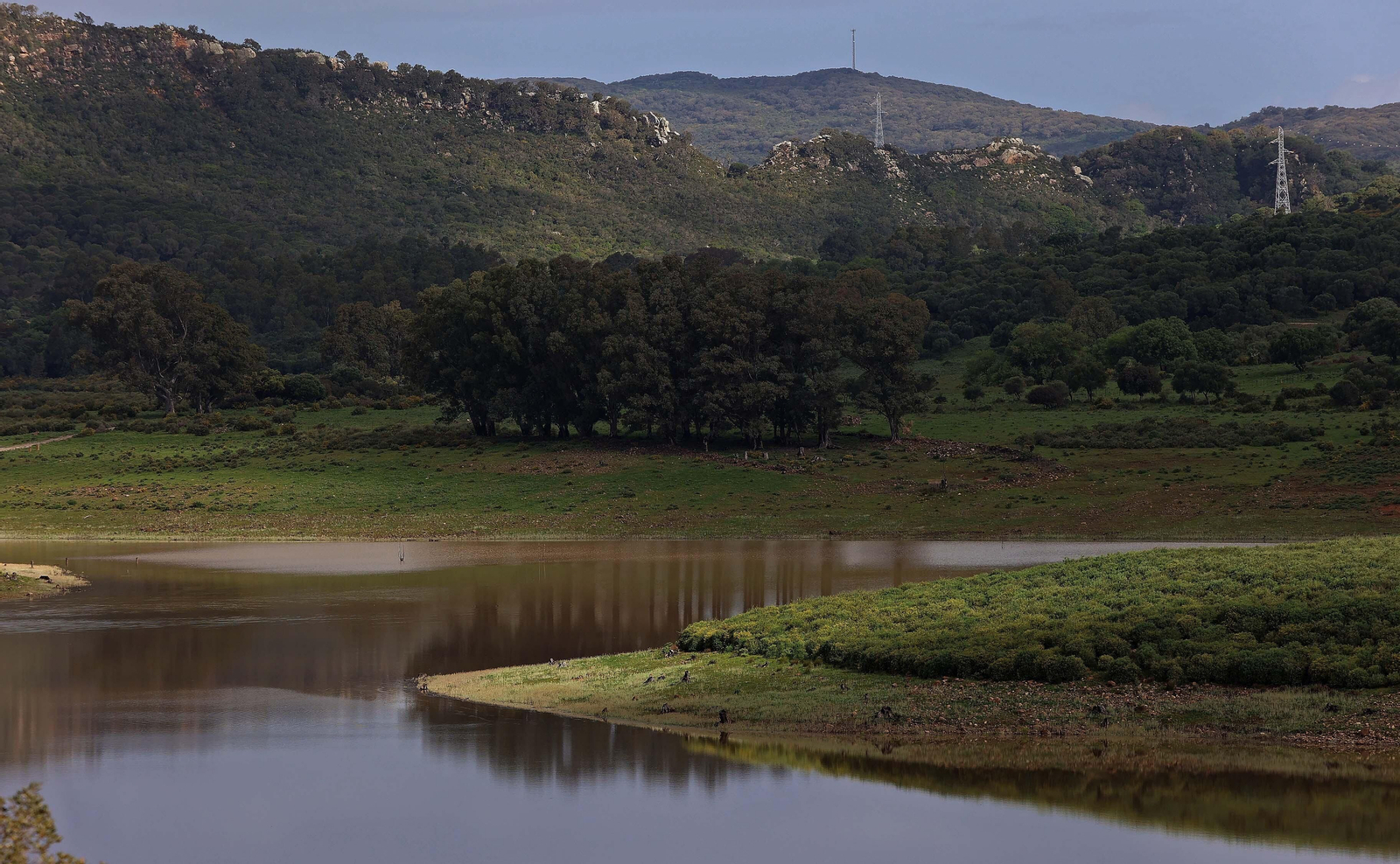 Imágenes del embalse de Charco Redondo en Los Barrios
