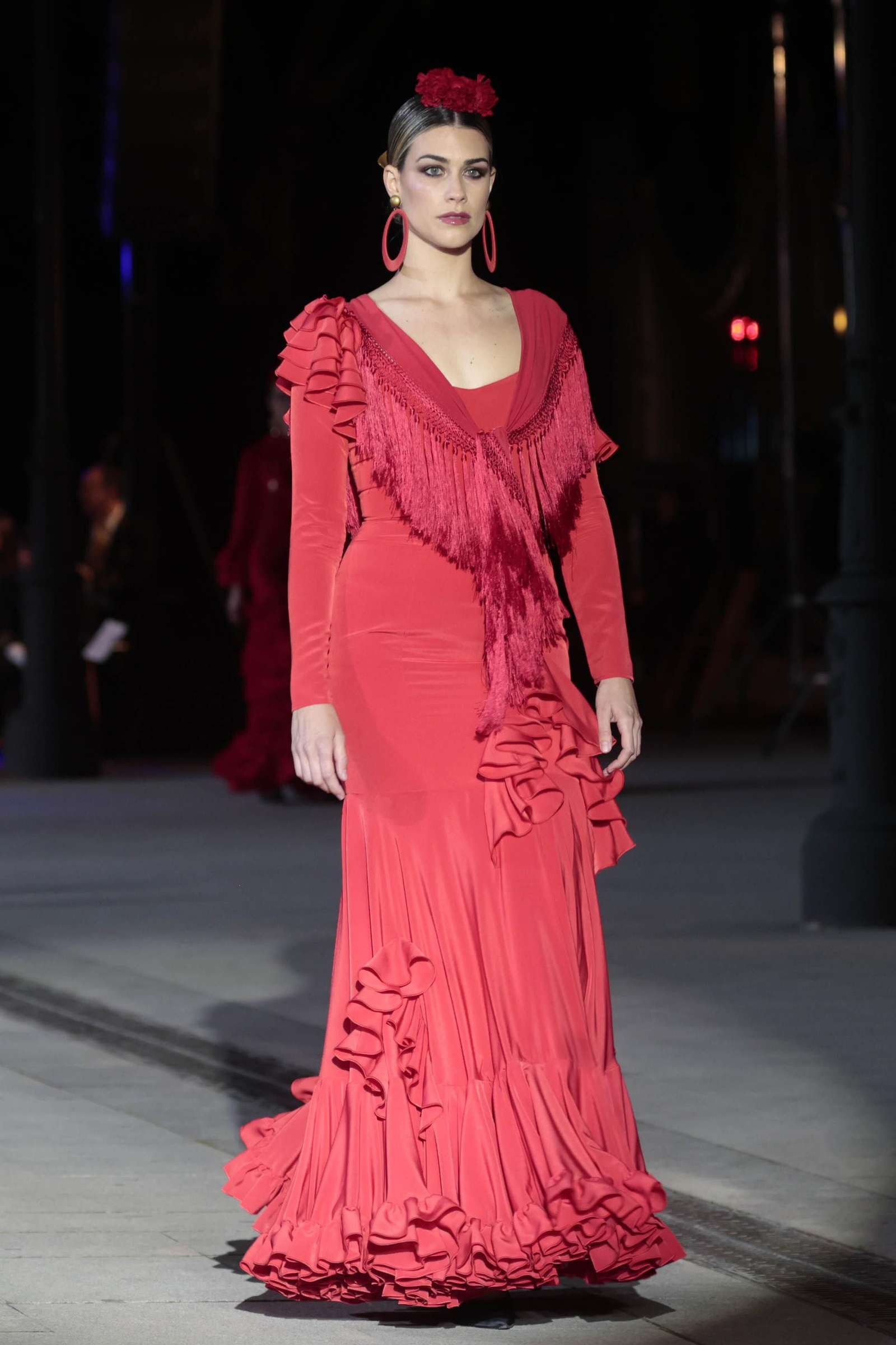 El desfile Andalucía es flamenca en el Palacio de San Telmo, todas las fotos