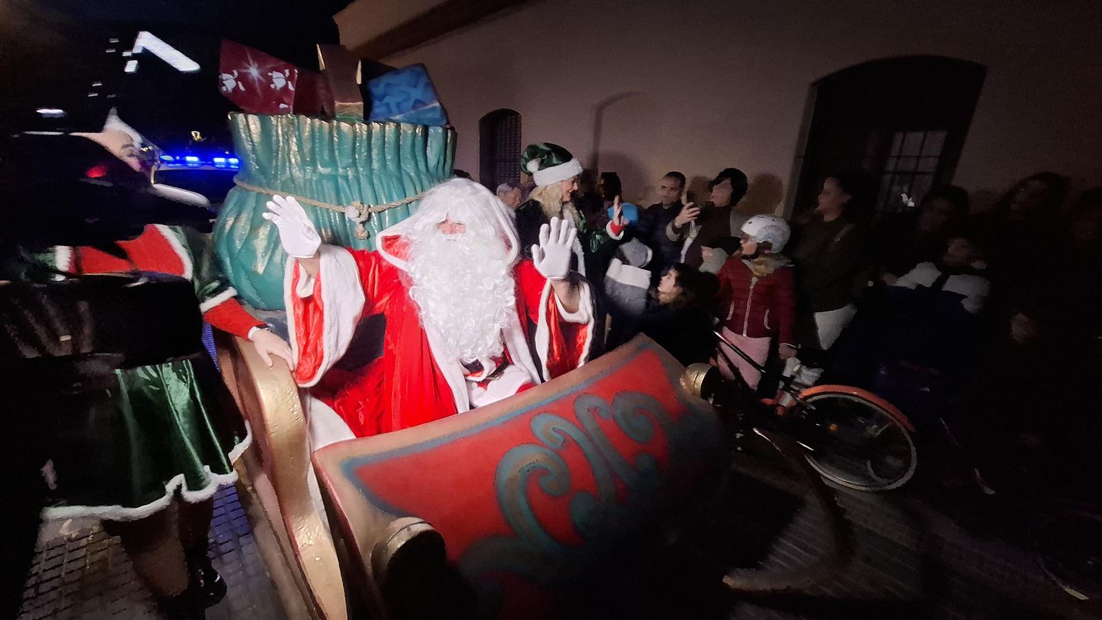 Papá Noel llegó a Puerto Real