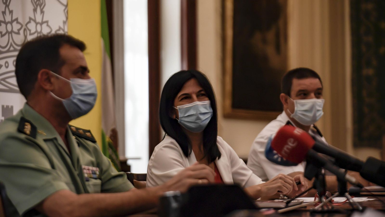 Francisco García Sánchez, Inmaculada López Calahorro y Jorge Infantes.