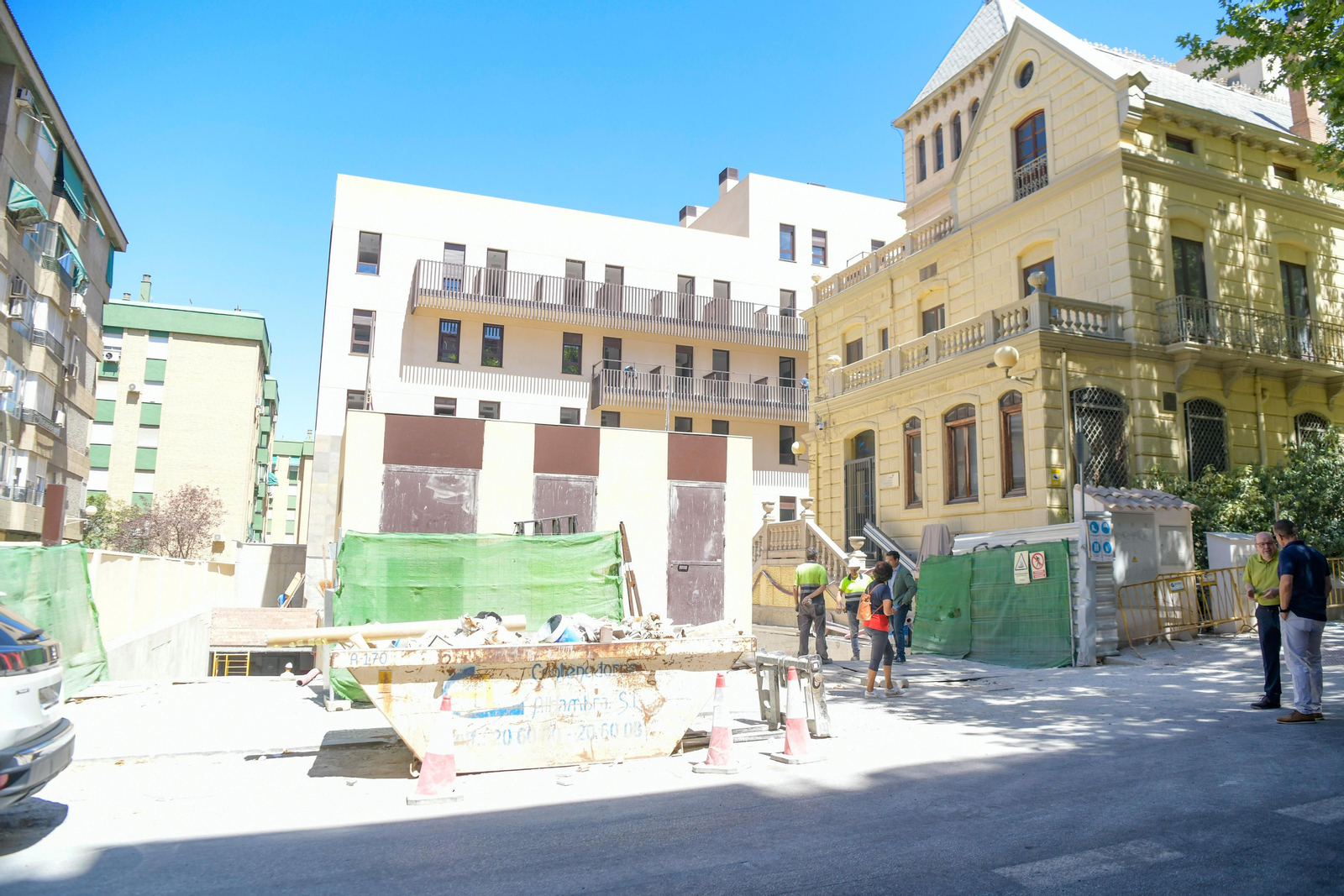 Obras en el antiguo sanatorio de La Salud, donde se abrirá una residencia estudiantil.