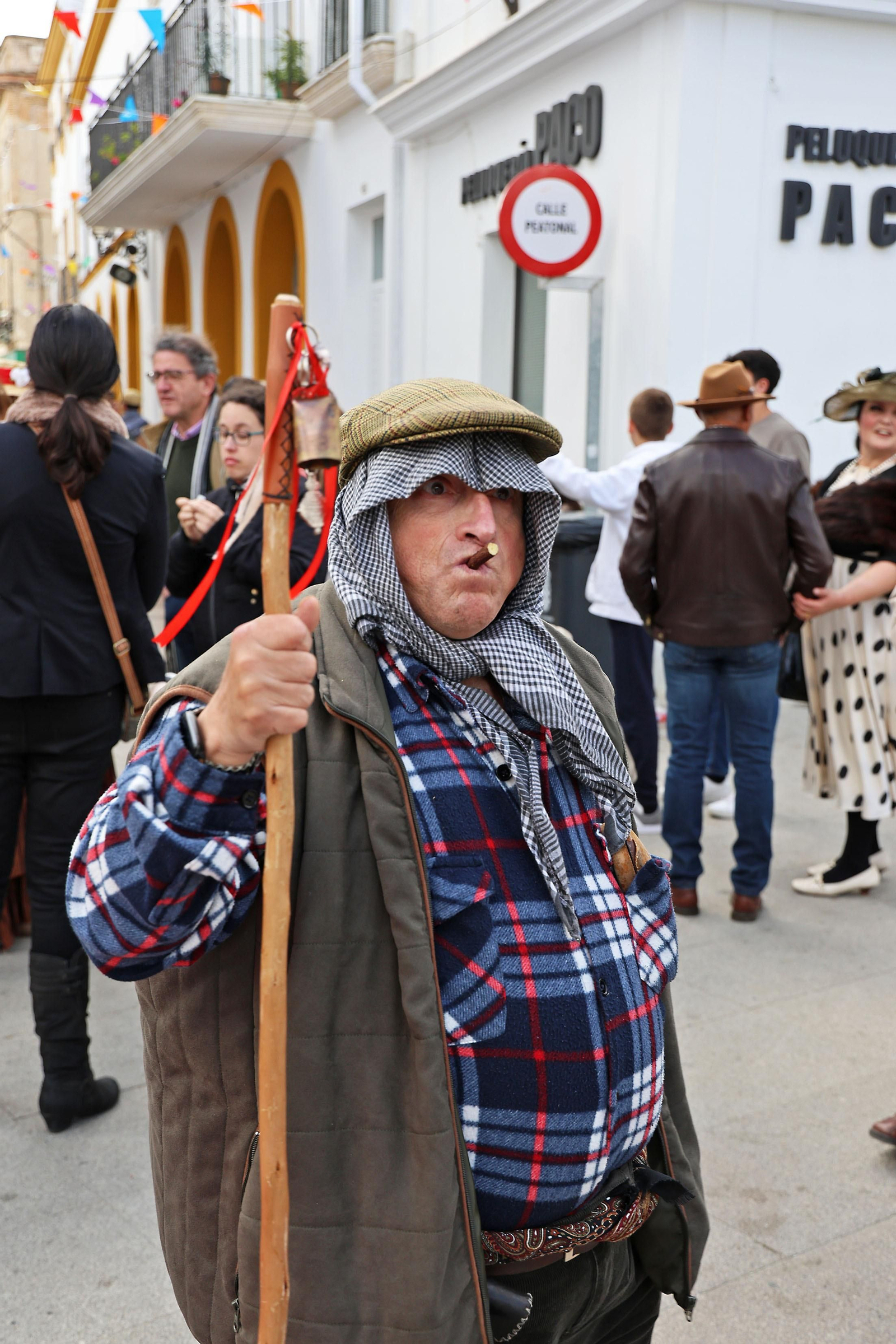 Imágenes del ambiente en la Feria de Época 1900 de Moguer