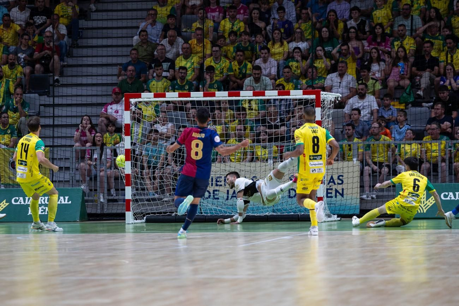 El triunfo del Barça ante el Jaén FS en el Olivo Arena