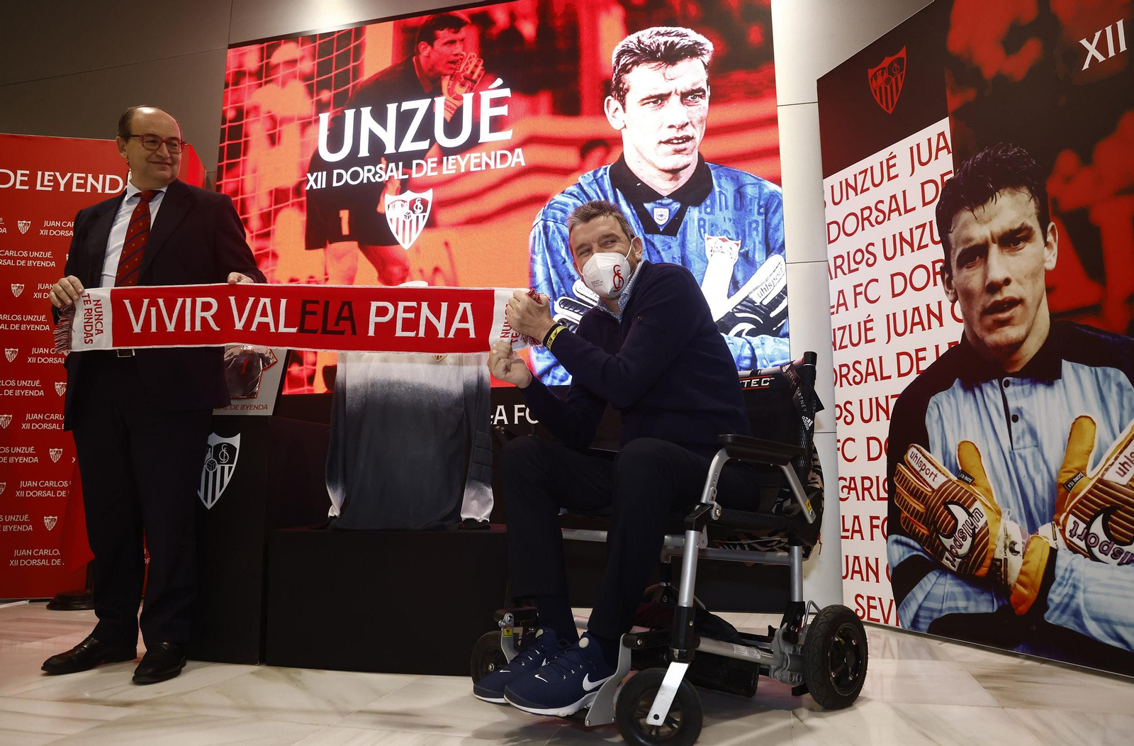 Las imágenes de Juan Carlos Unzué, Dorsal de Leyenda del Sevilla fc