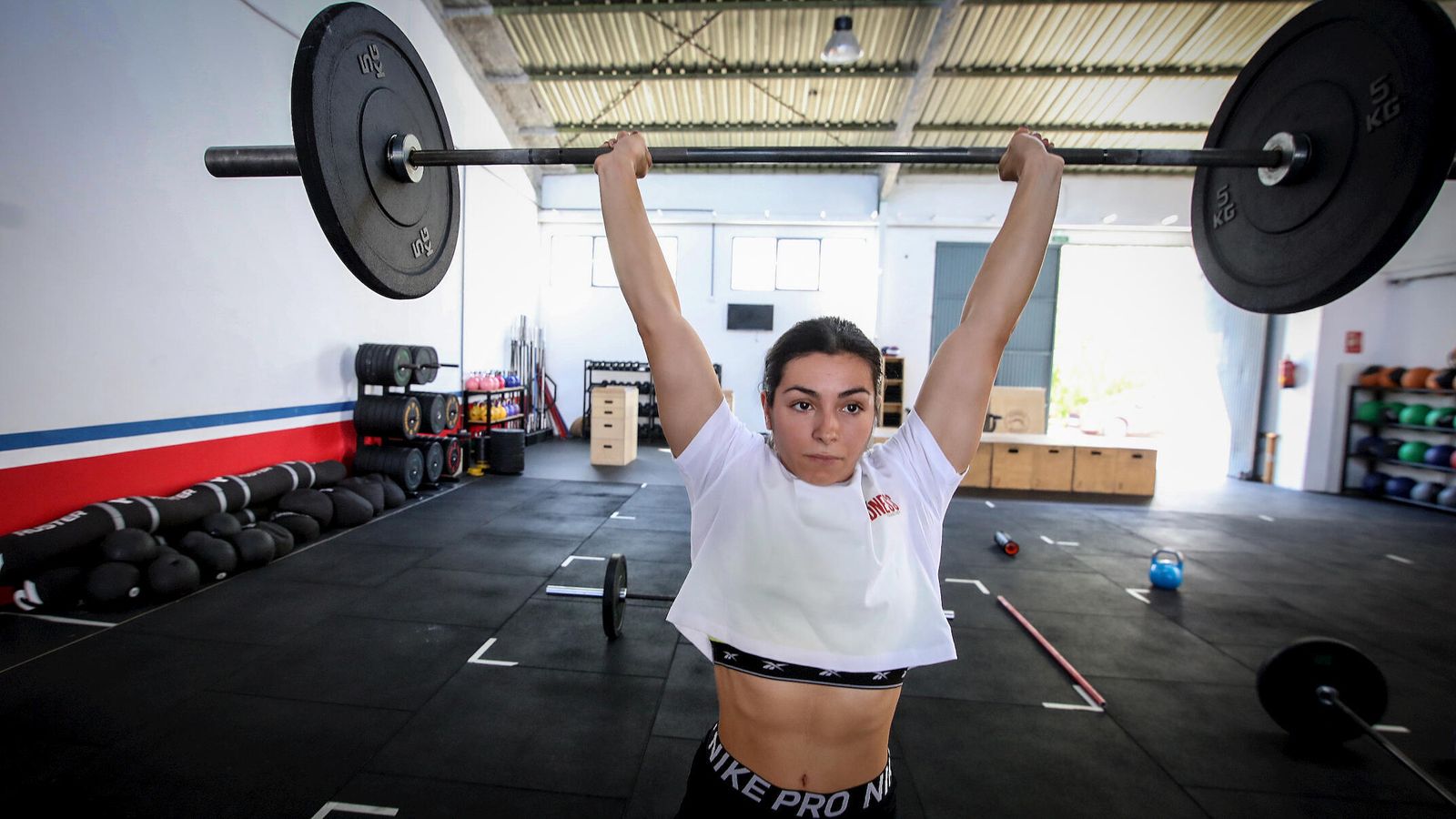 Levantamiento de pesas.