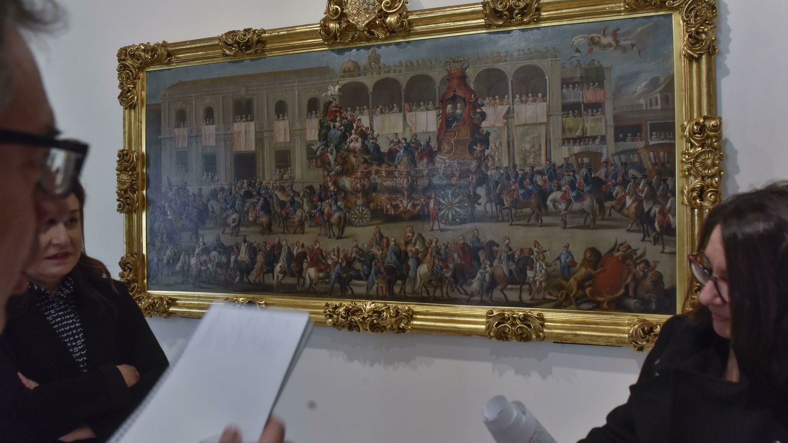 'Carro del Parnaso' de Domingo Martínez ensalza a Bárbara de Braganza.