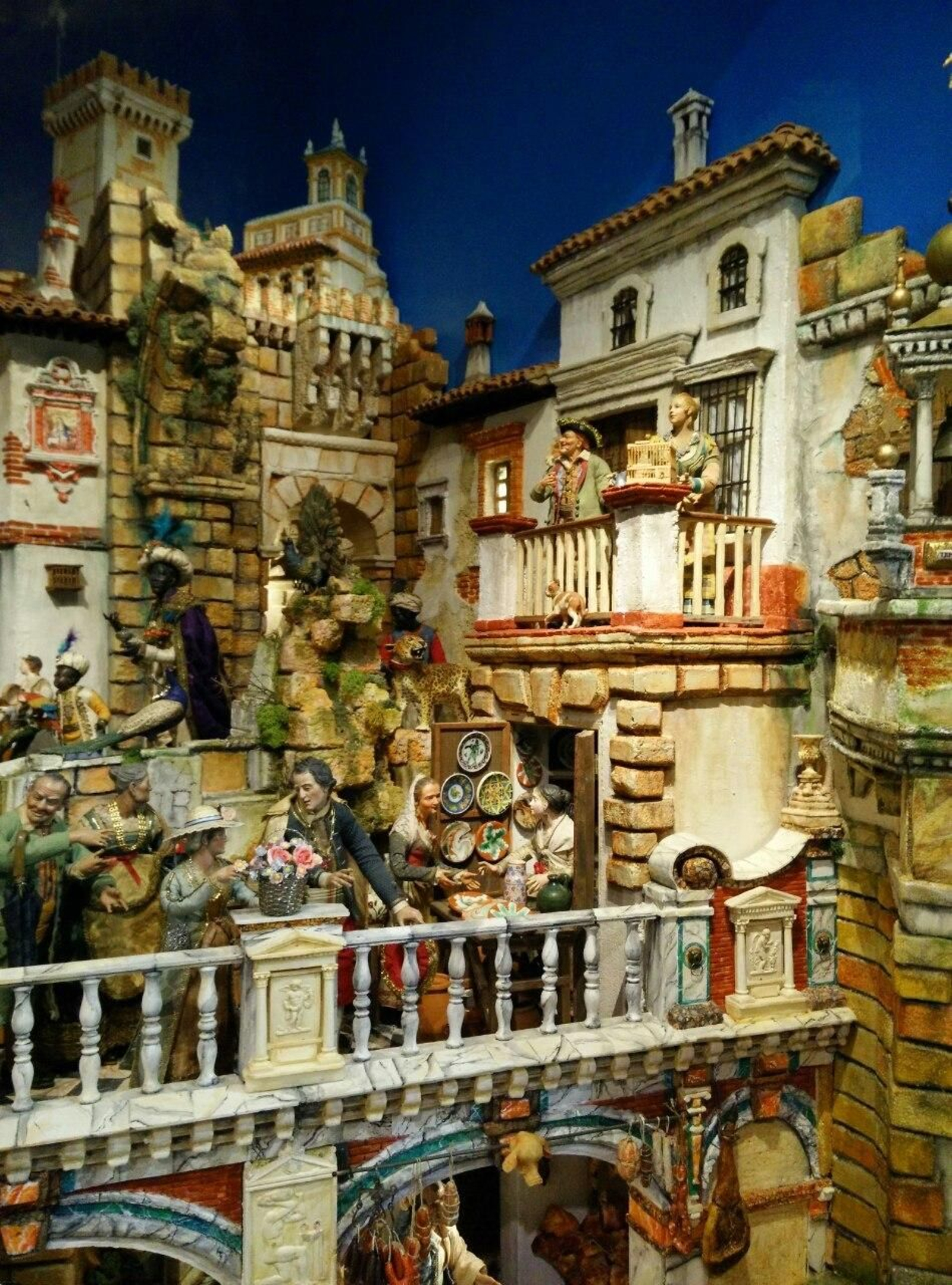 El bello Belén Napolitano traído desde Italia a Cortegana