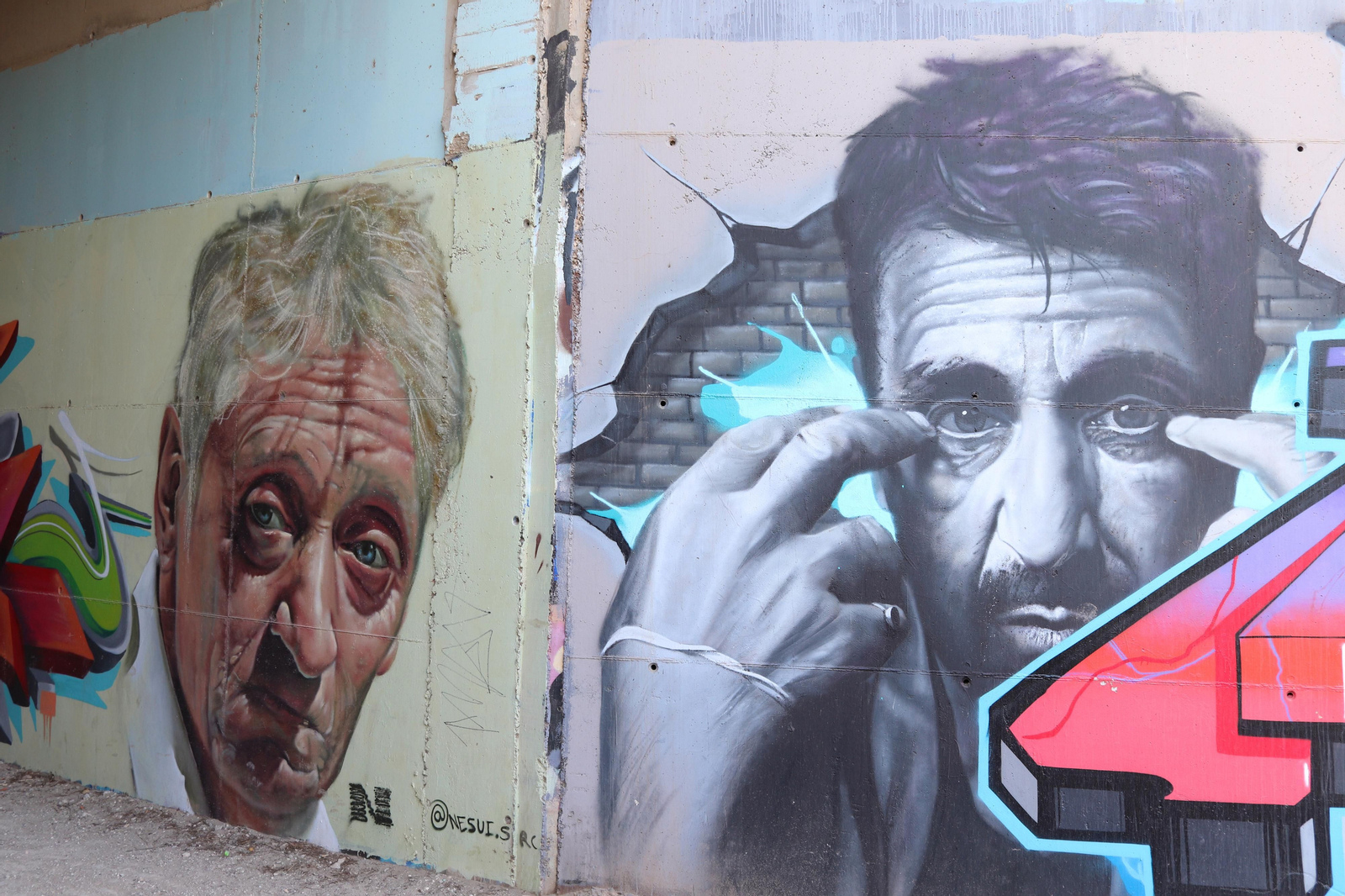 Así es la galería de arte urbano bajo la autovia de Benalmádena Así es la galería de arte urbano bajo la autovia de Benalmádena