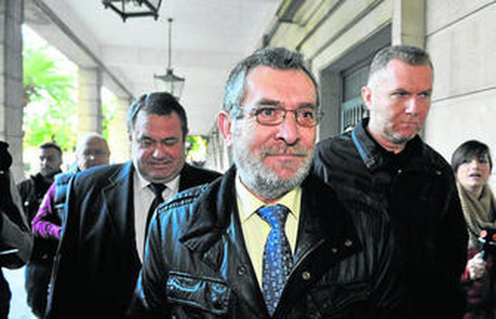 El ex delegado de Empleo en Sevilla Antonio Rivas, el pasado 7 de febrero en los juzgados cuando compareció ante la juez Mercedes Alaya.