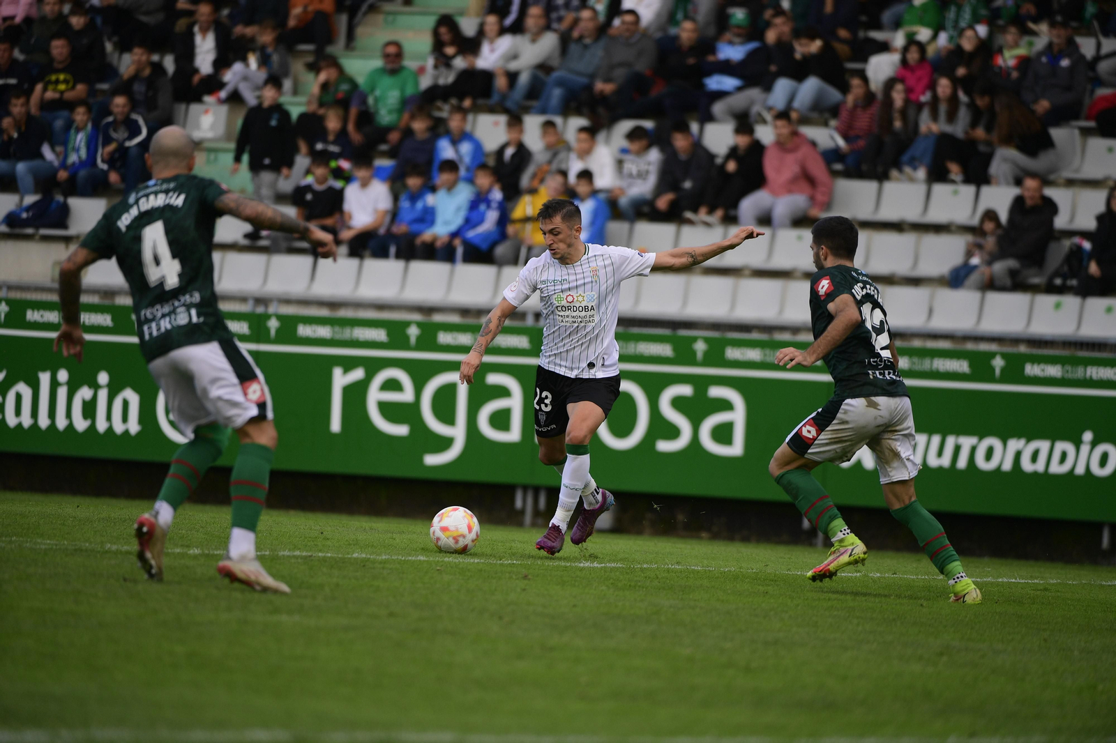 Las imágenes del Racing Ferrol - Córdoba CF en A Malata