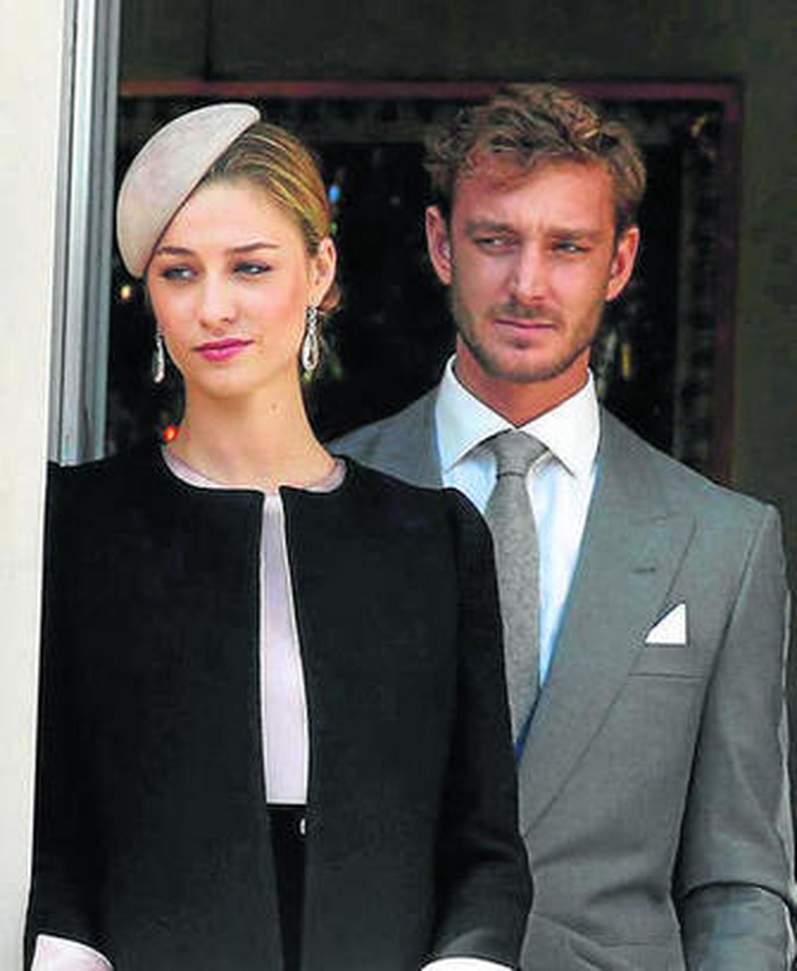 El hijo pequeño de Carolina de Mónaco junto a su esposa.