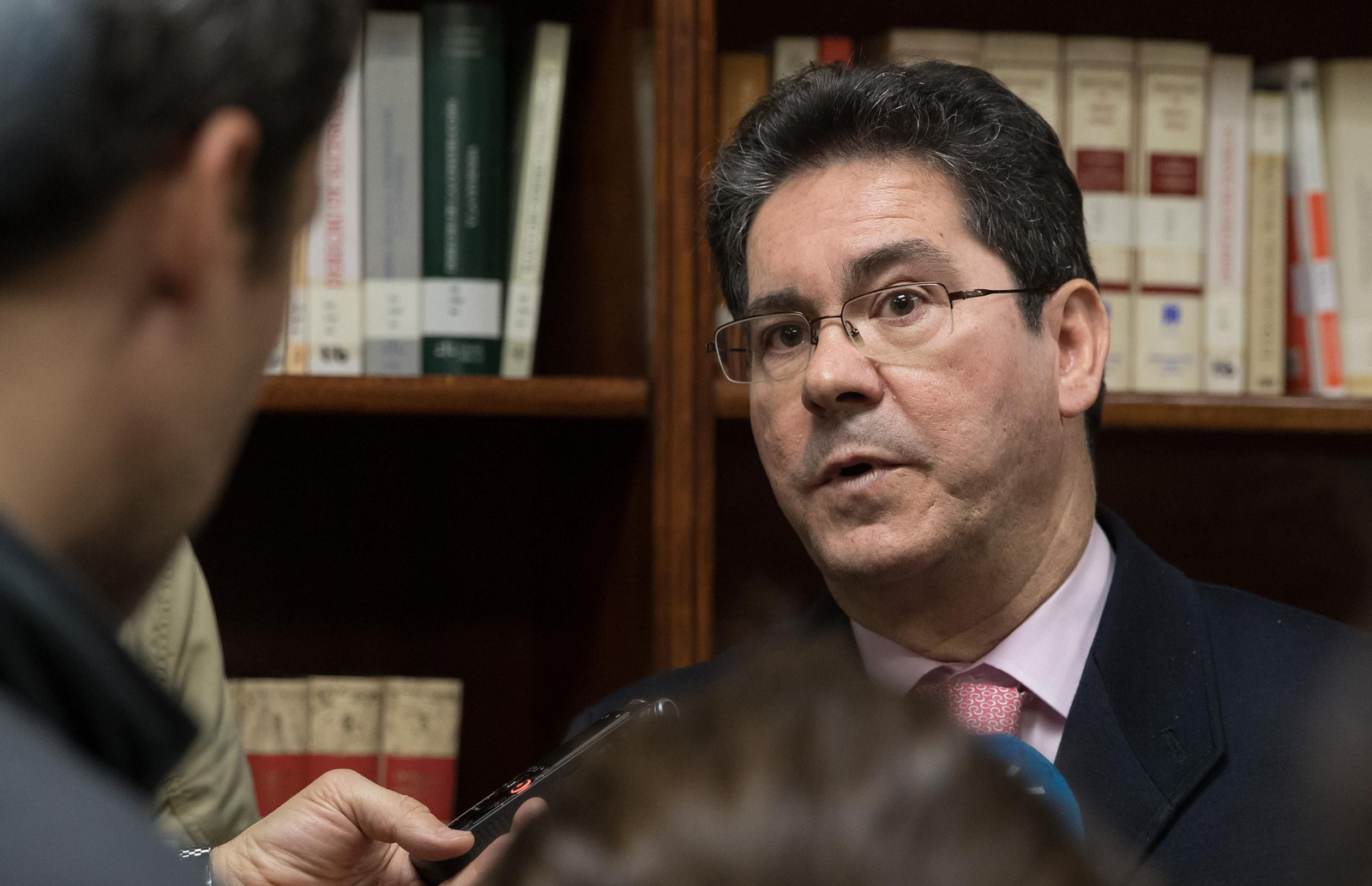 El magistrado de la Sección Primera de la Audiencia de Sevilla Pedro Izquierdo.