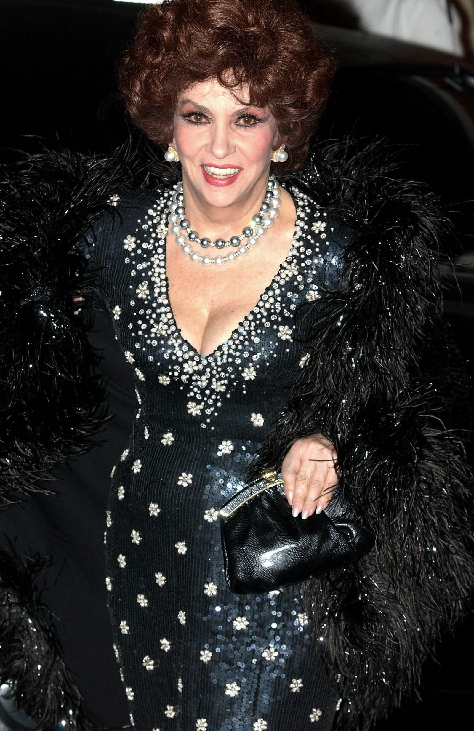 La actriz italiana Gina Lollobrigida.