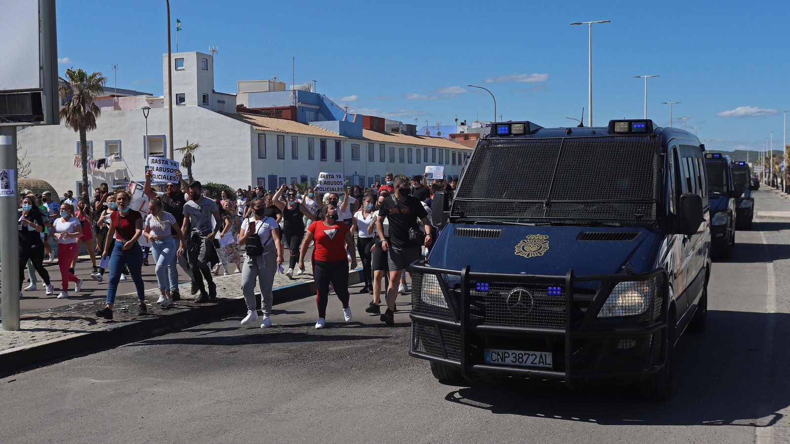 Fotos de la manifestación de La Atunara en La Línea