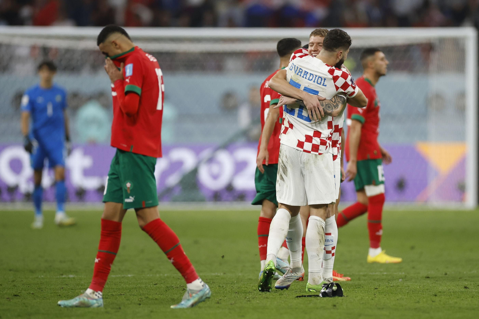 Las fotos del Croacia-Marruecos del Mundial de Qatar
