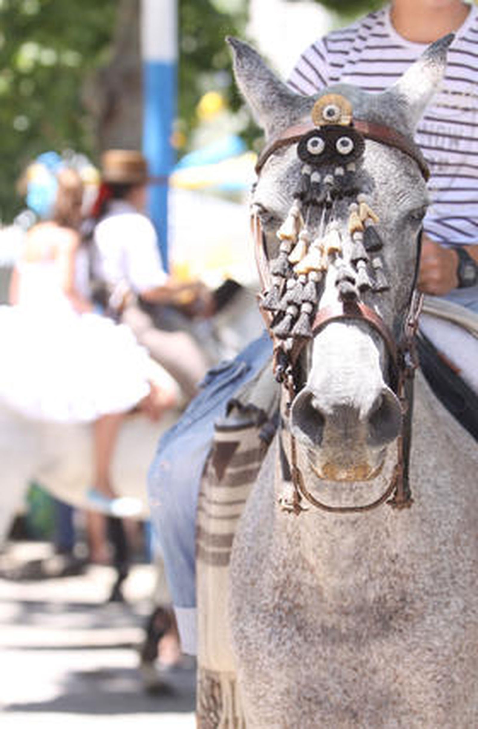 Los algecireños viven intensamente la jornada del sábado en la Feria. 

Foto: Vanessa Perez