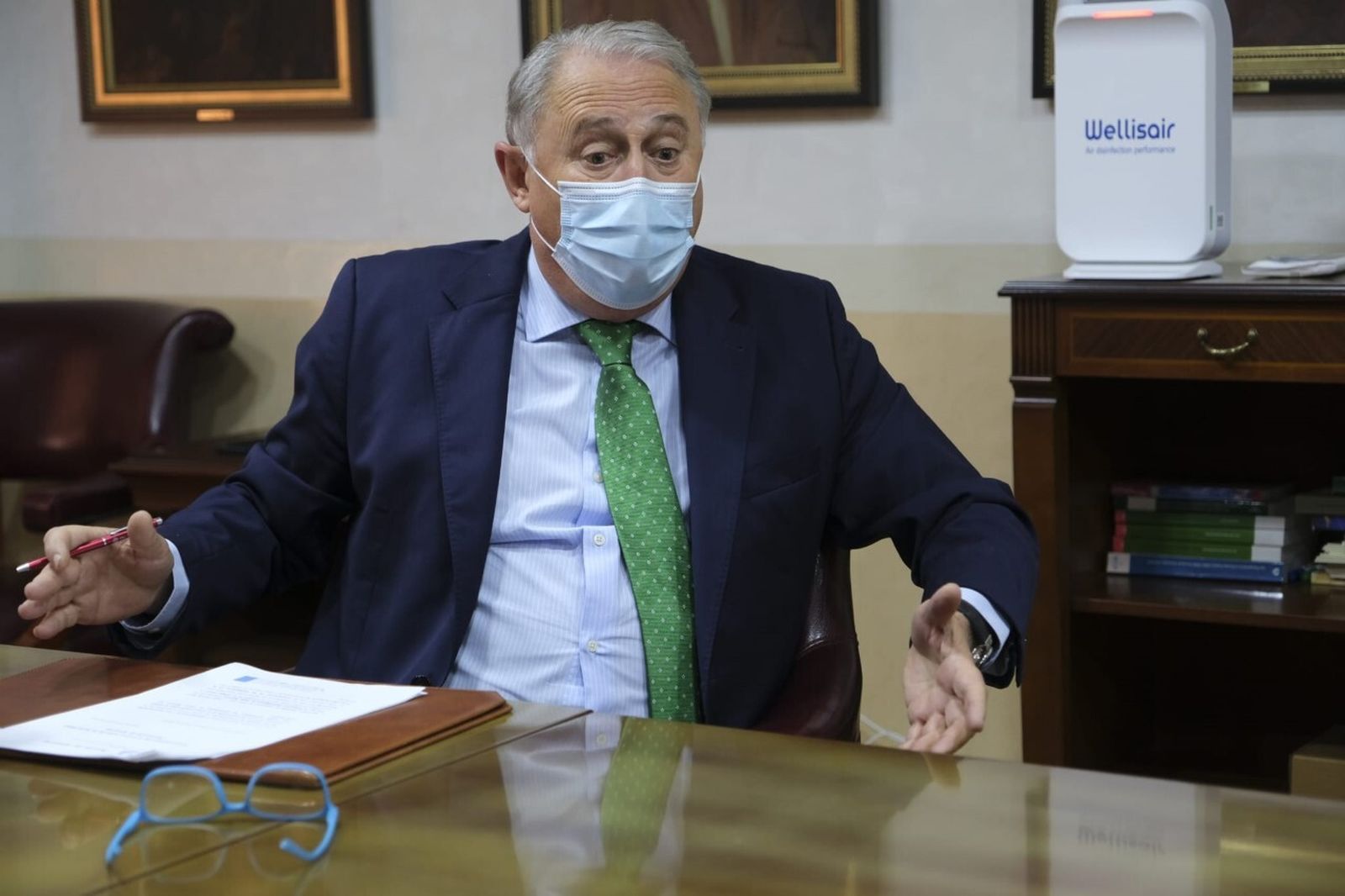 El presidente de la Autoridad Portuaria de Almería, Jesús Caicedo.