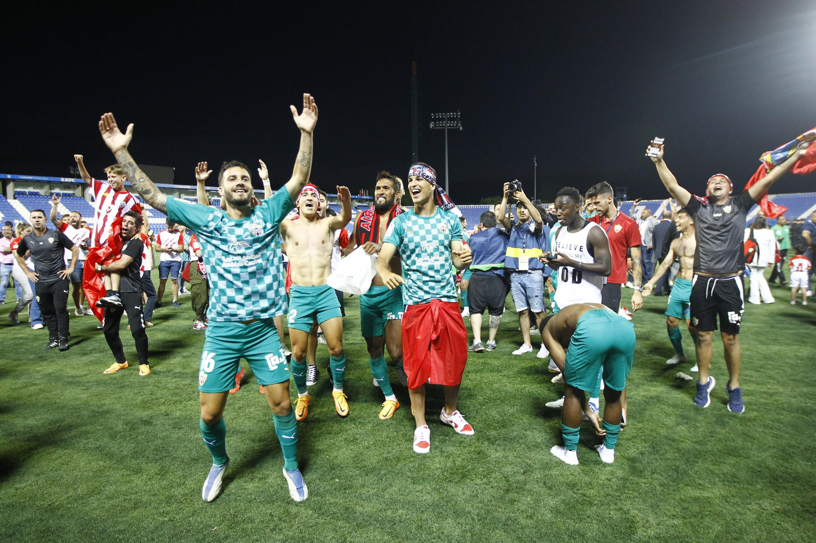 Imágenes del C.D. Leganés-U.D. Almería. Ascenso a la Liga Santander de Fútbol