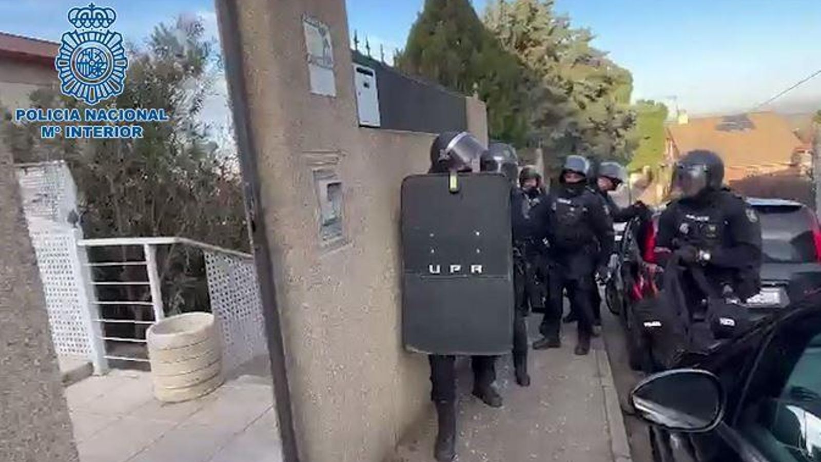 Operativo de agentes de la Policía Nacional.
