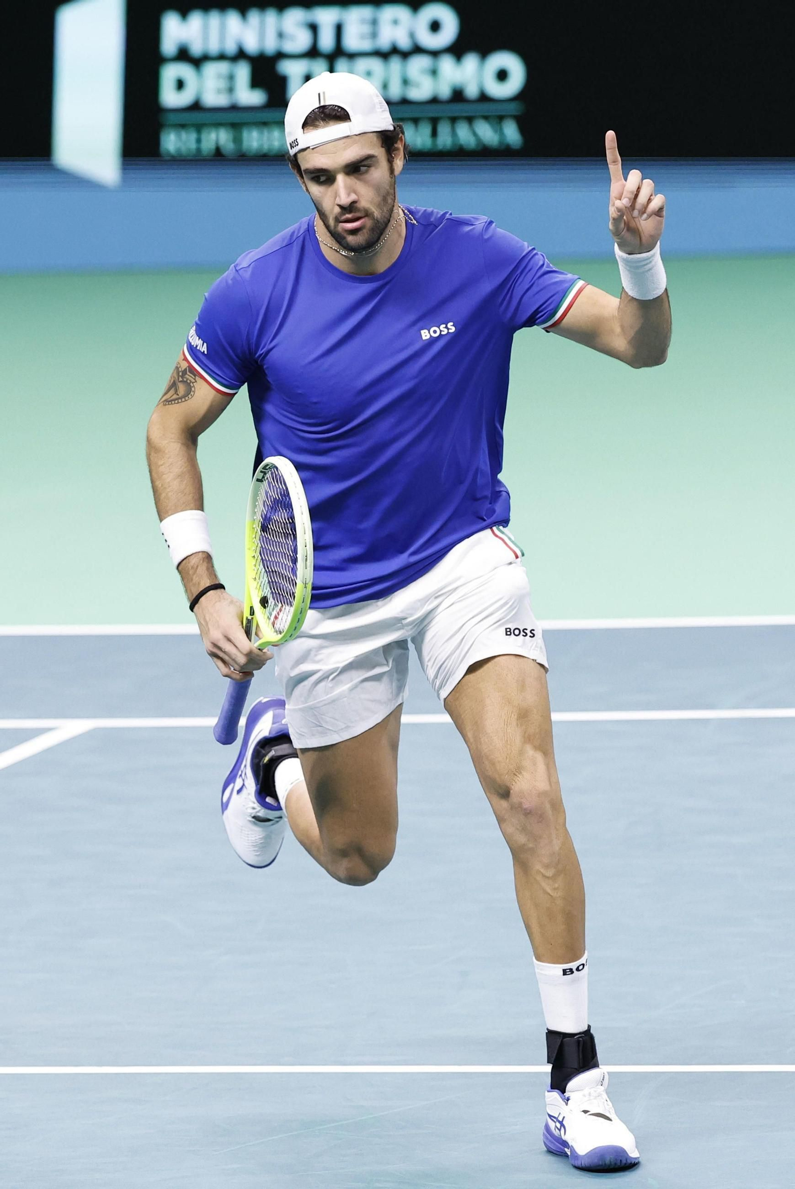 Las fotos de la final de la Copa Davis Italia-España