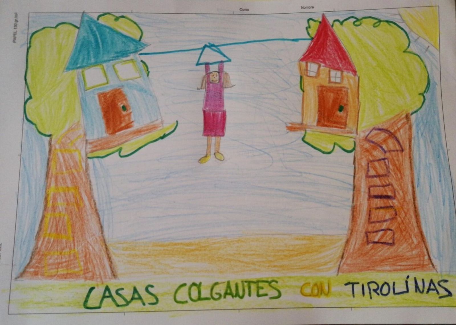 Así imaginan los niños de Montilla el futuro parque Tierno Galván, 'la pradera'