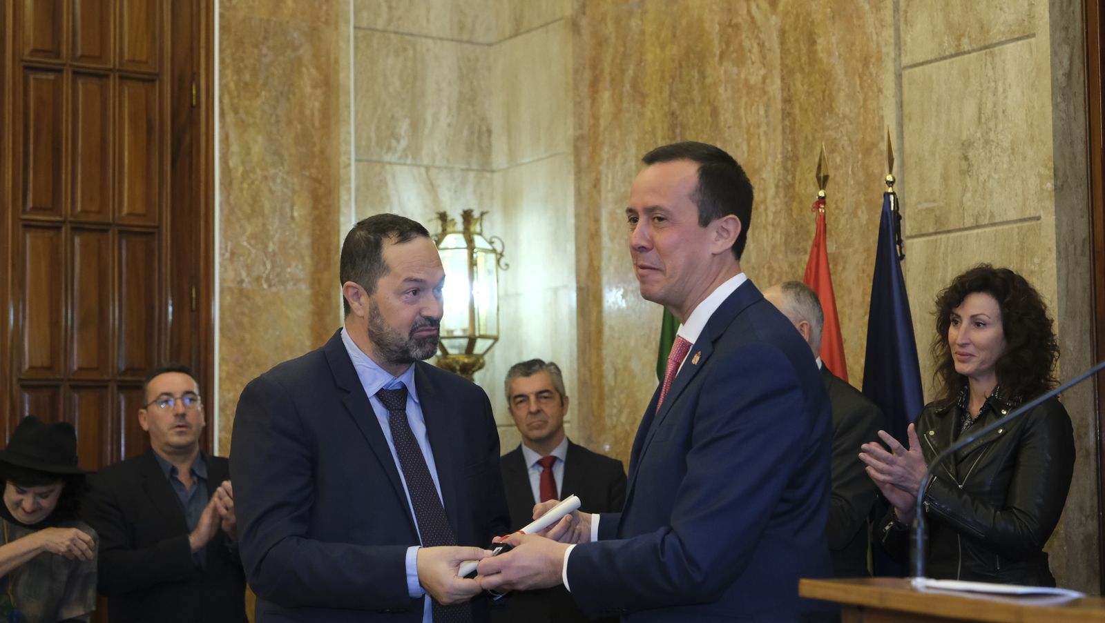 Imágenes del acto del Día de la Constitución en la Subdelegación del Gobierno de Almería