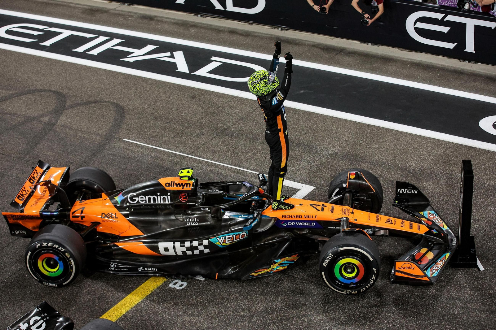 Las fotos del título mundial de Lando Norris en la Fórmula 1
