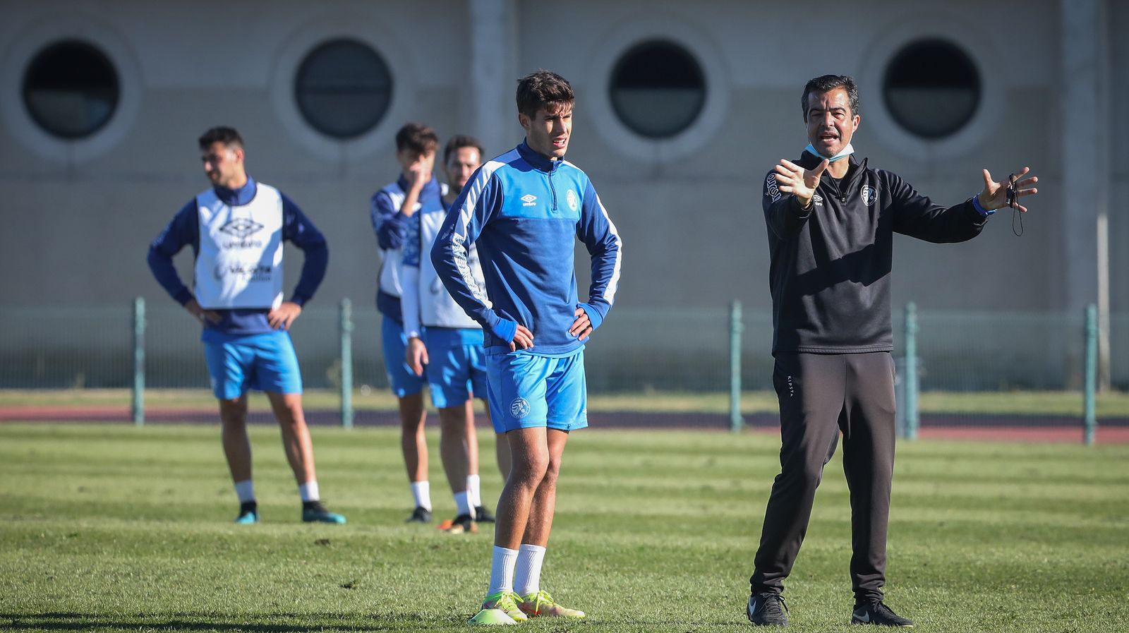Entrenamiento del Xerez DFC en el Pepe Ravelo