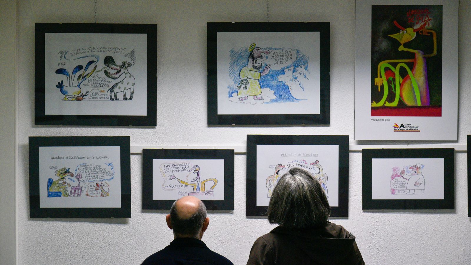 Exposición de Andres Vazquez de Sola en el Ateneo Republicano en Algeciras