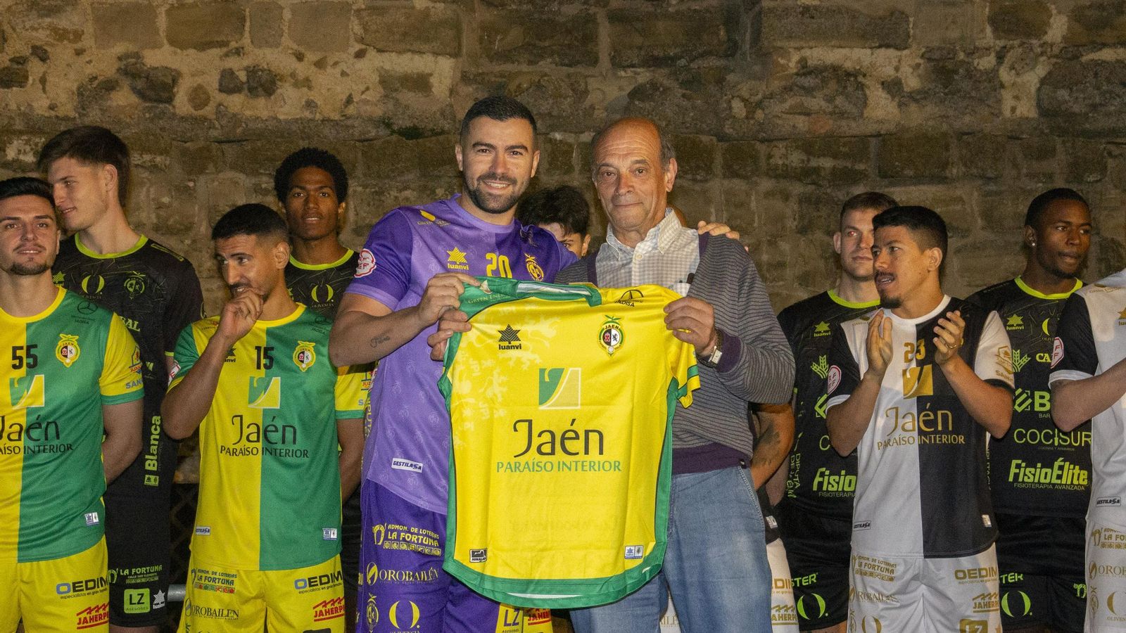 Presentación del Jaén Paraíso Interior FS en el Castillo de Sabiote, en imágenes