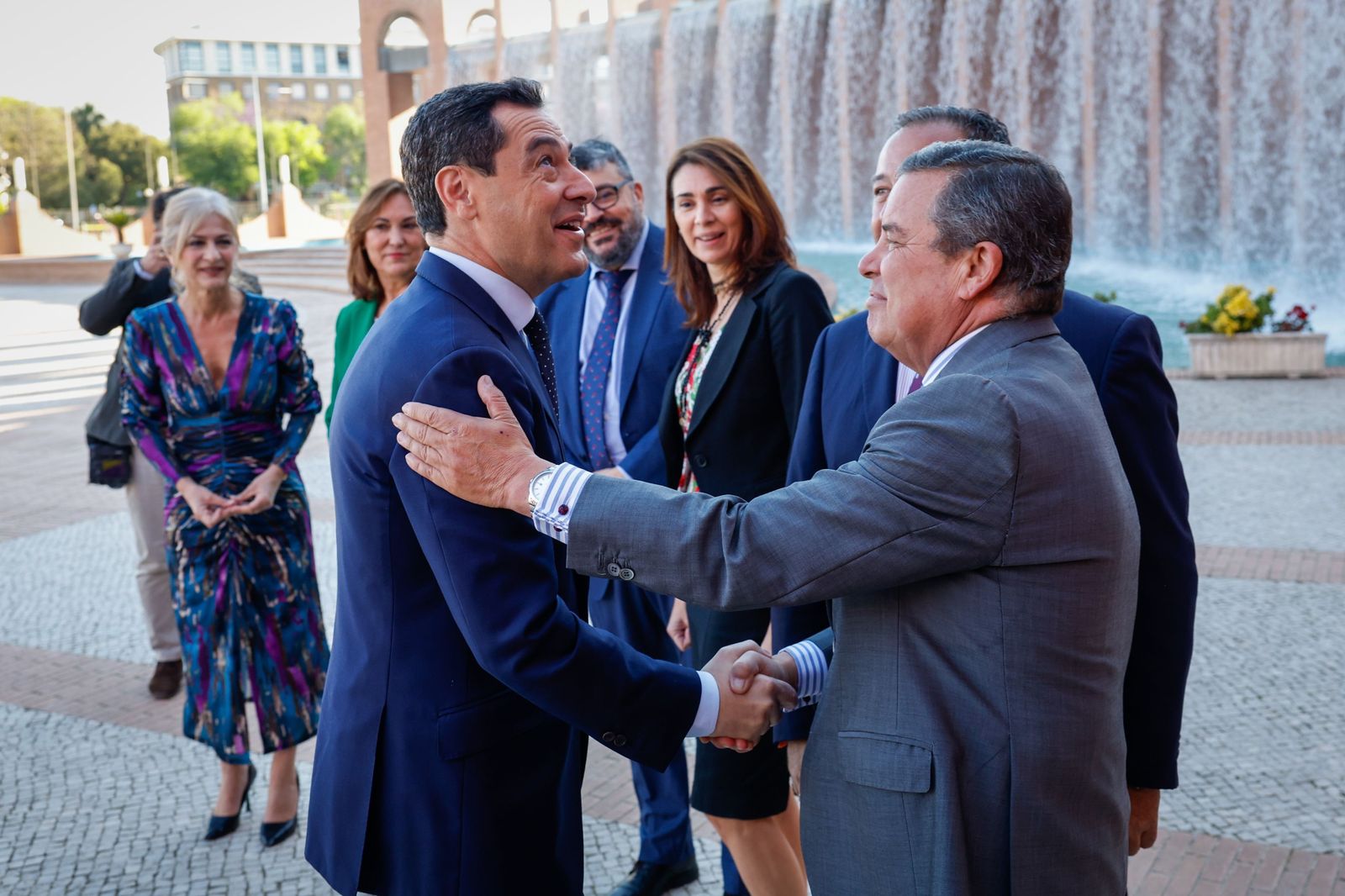 El presidente de la Junta, Juanma Moreno, durante un acto en Sevilla.