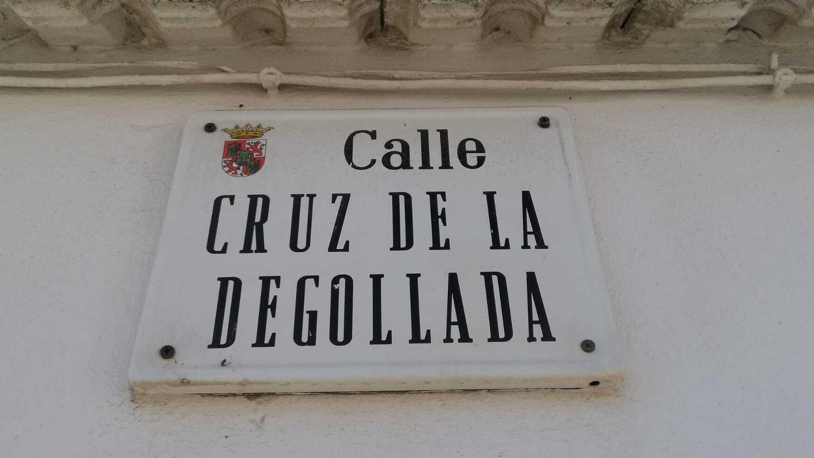 Cruz de la degollada en Puerto Real.