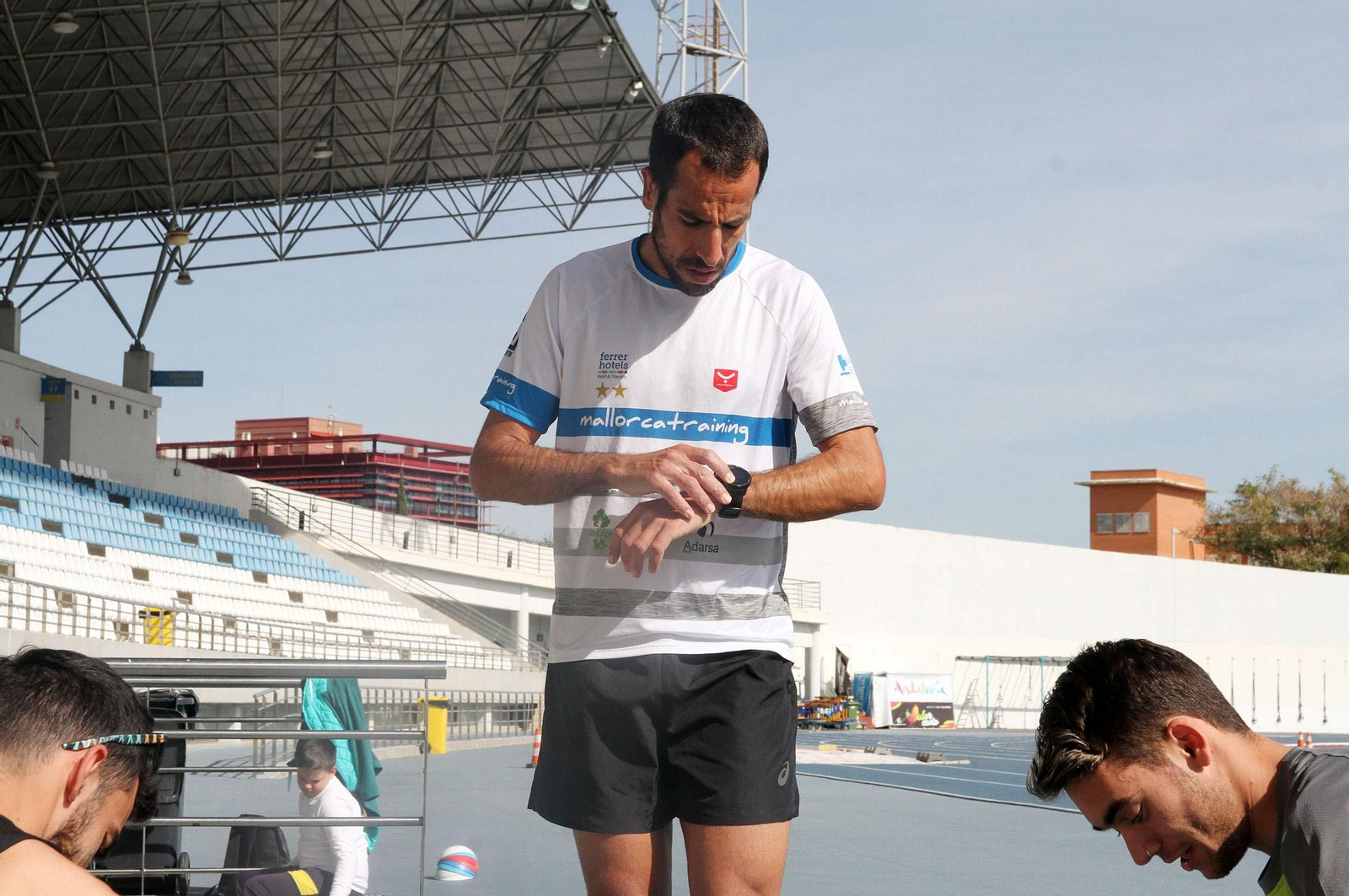 Emilio Martín, imágenes de un campeón mundial en su jornada de entrenamiento