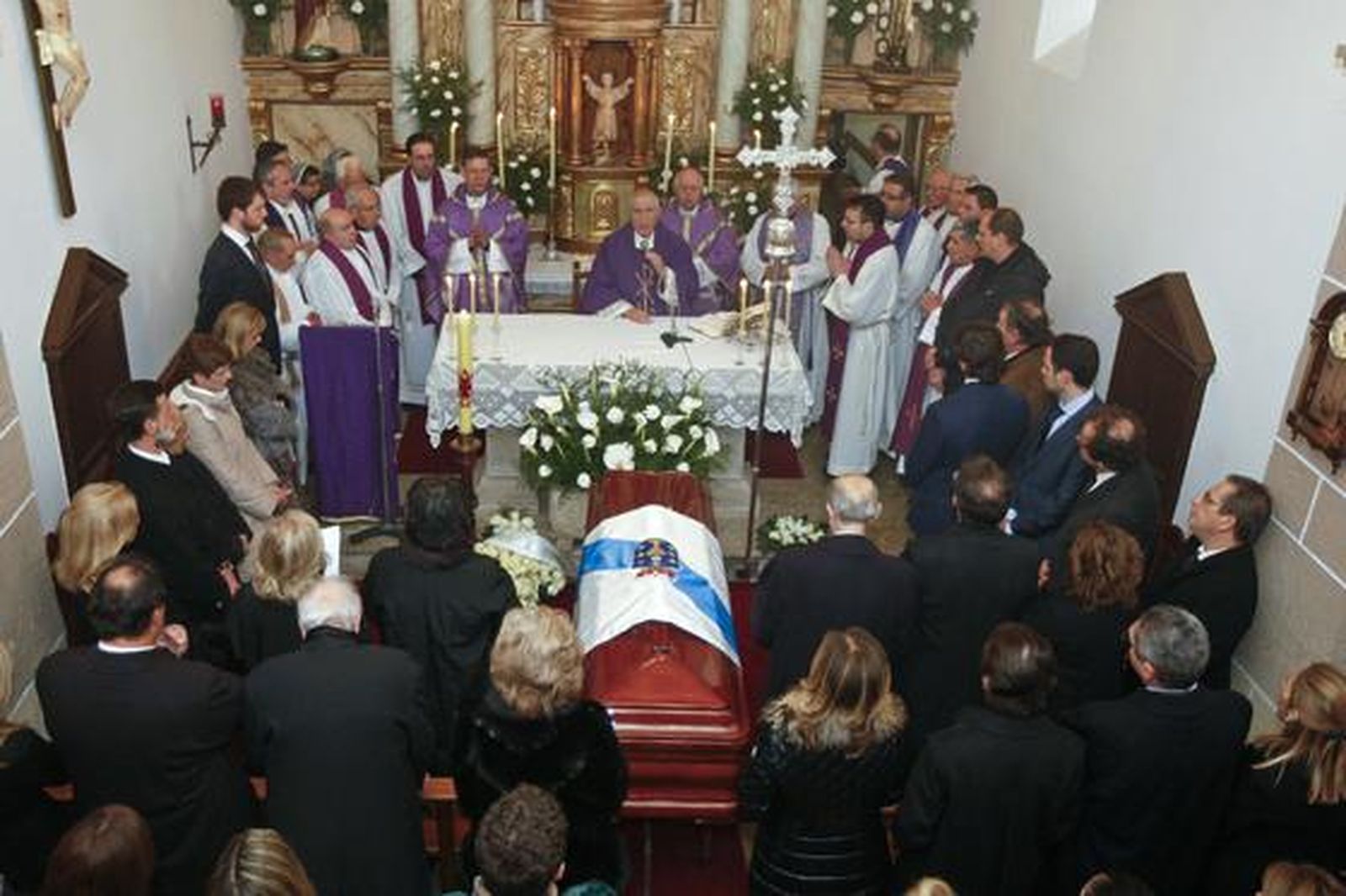 Misa oficiada por los restos de Manuel Fraga.

Foto: Efe/Reuters