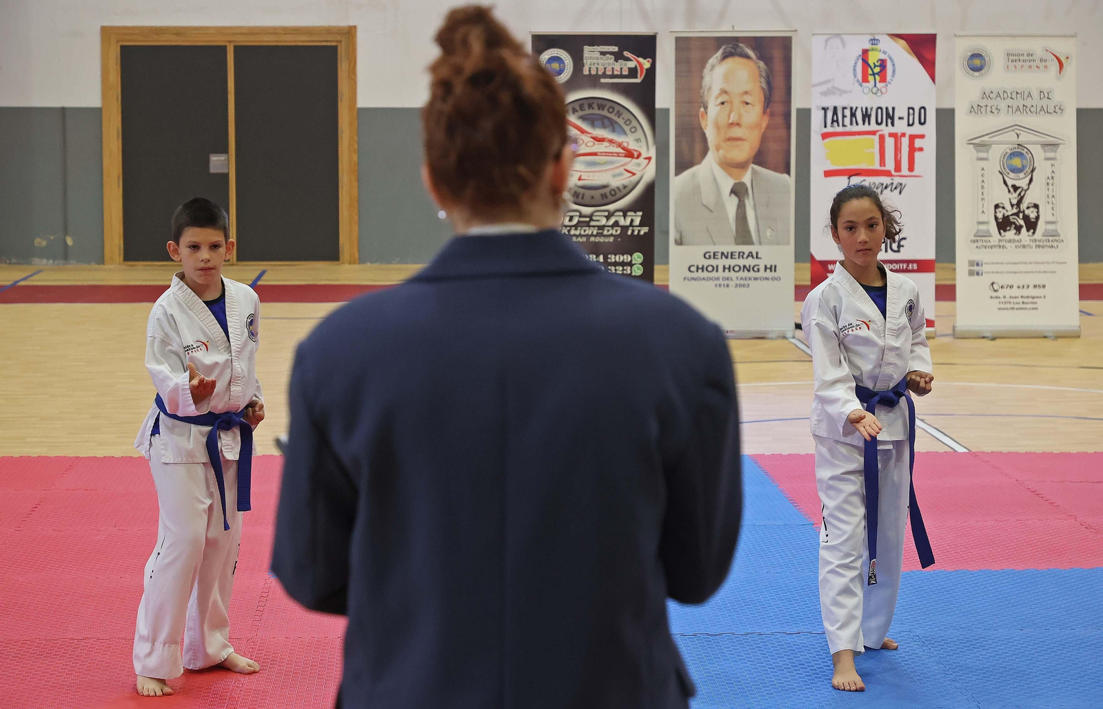 Imágenes de los exámenes de grado Taekwon - Do ITF en San Roque