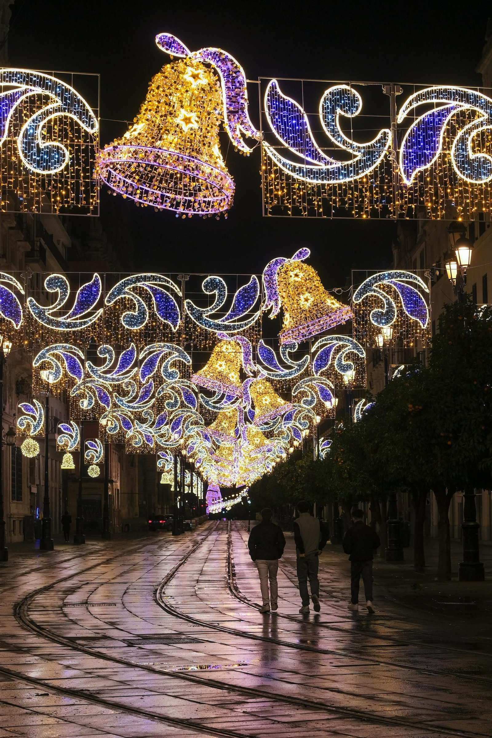 Imágenes de como amanece Sevilla el día de año nuevo de 2025