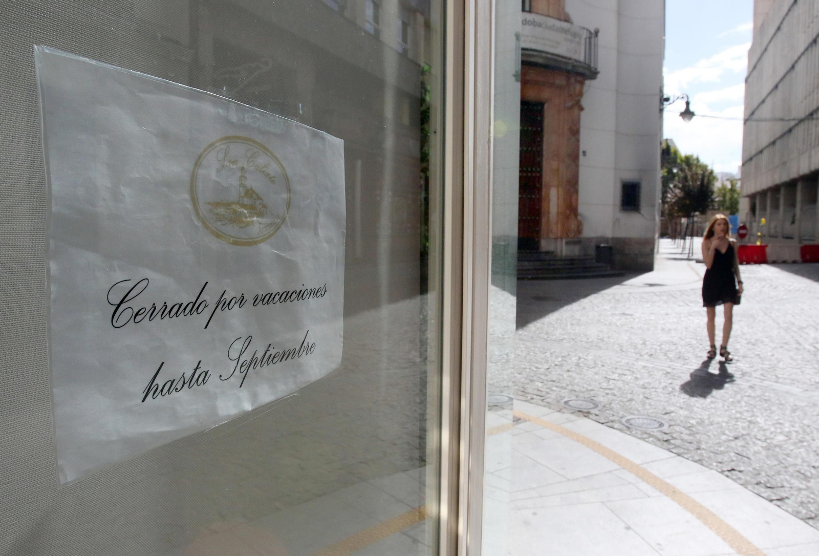 Un cartel clásico del inhóspito verano cordobés