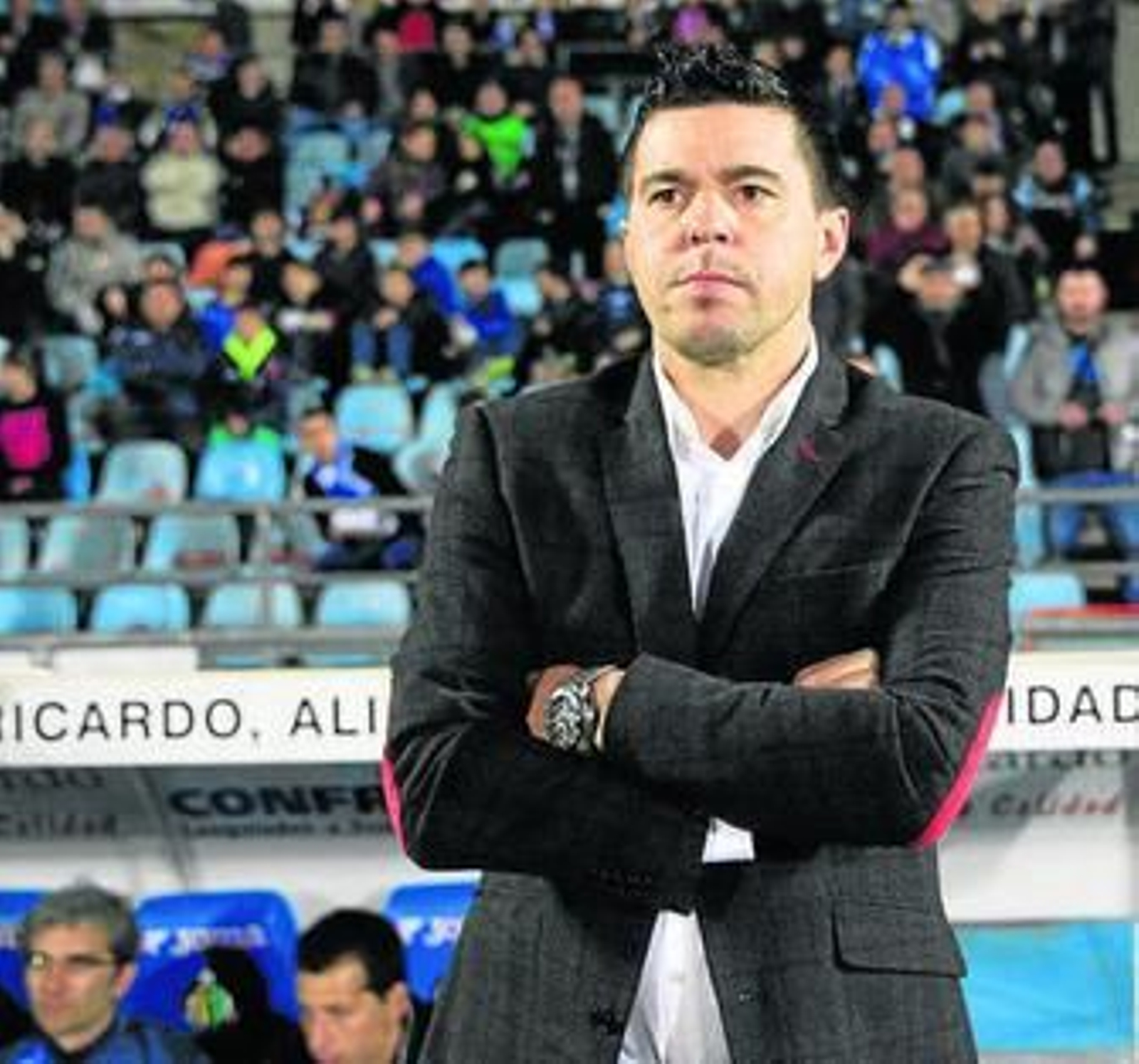 Cosmin Contra, en un Getafe-Granada.