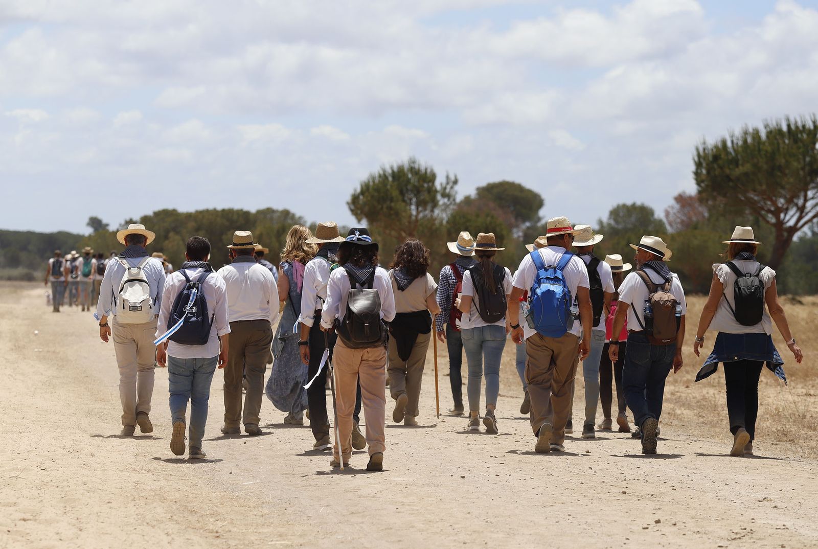 Todos los peregrinos de la Hermandad de Huelva, en imágenes