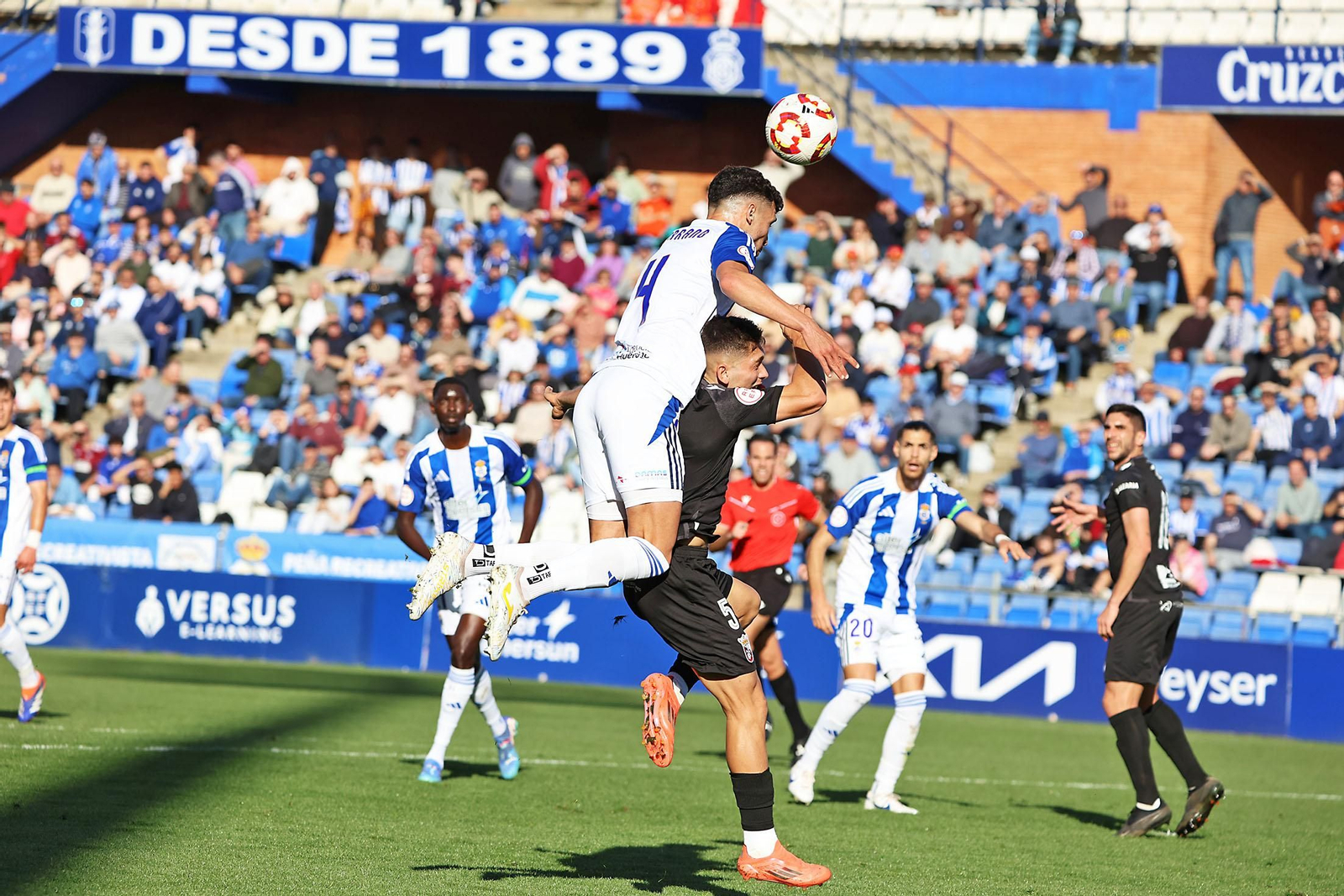 Las imágenes del encuentro entre el Recreativo de Huelva y el Ceuta
