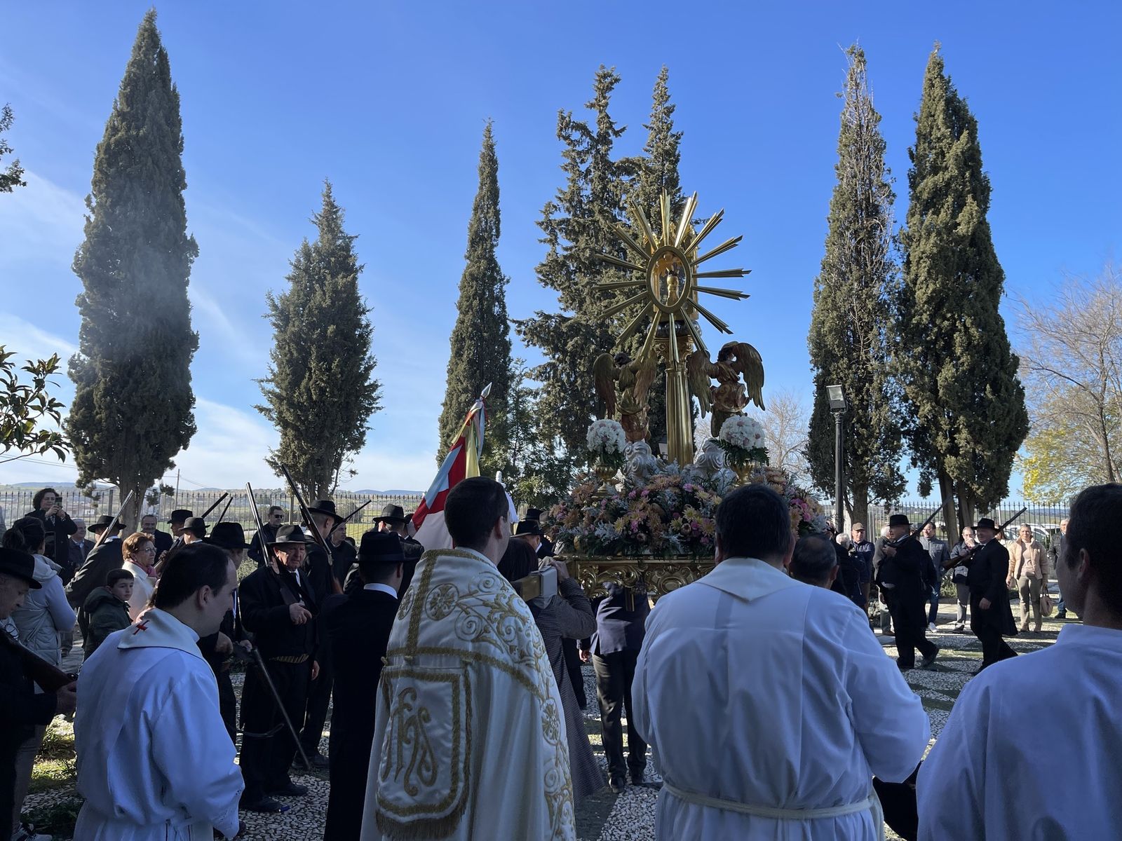 El traslado de la Virgen de Guía a Alcaracejos, en imágenes