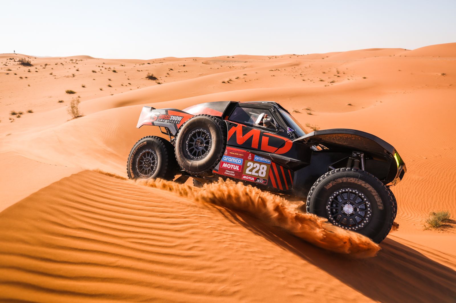 Las espectaculares imágenes del Dakar por las dunas