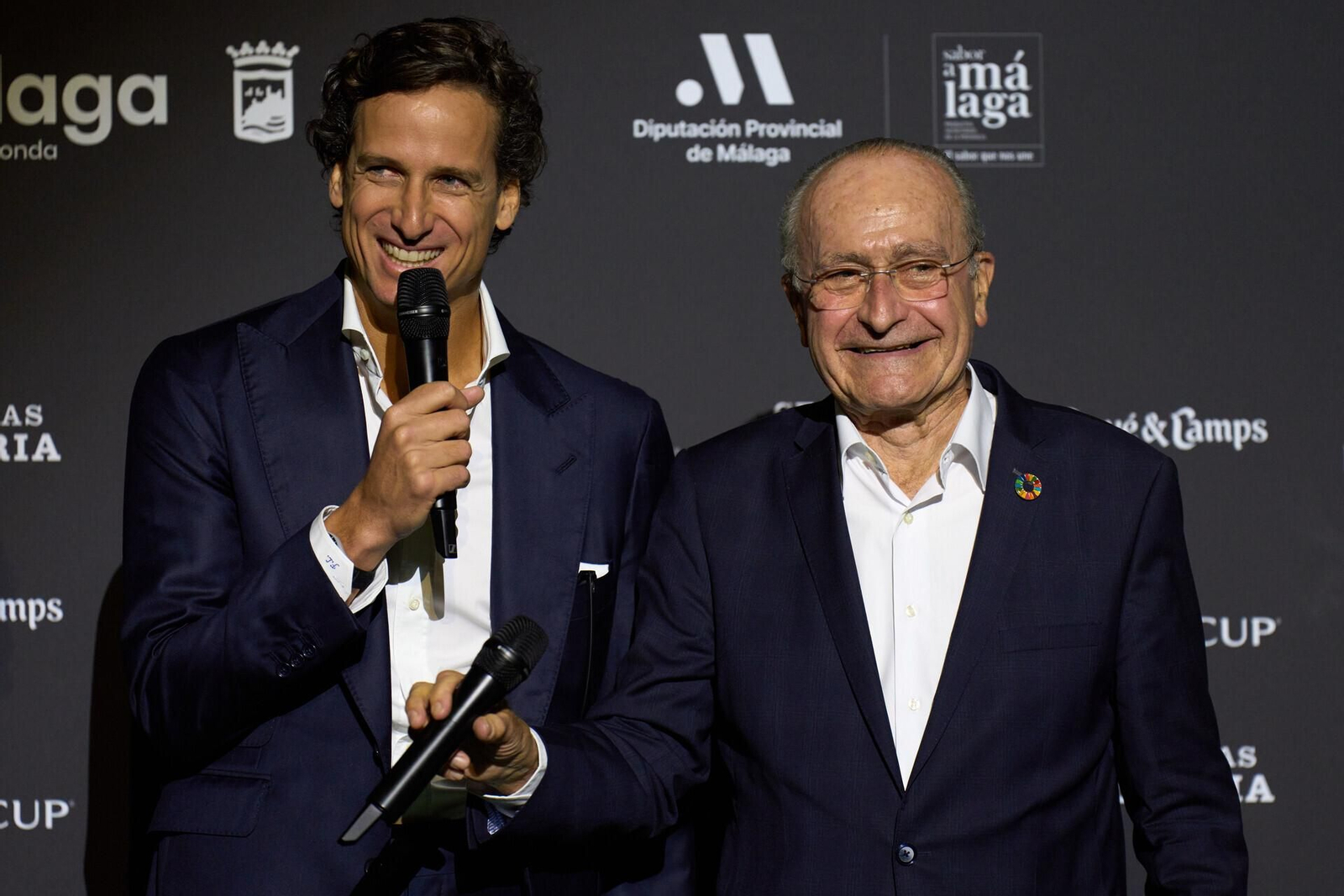 La alfombra roja de la Copa Davis en la Aduana de Málaga