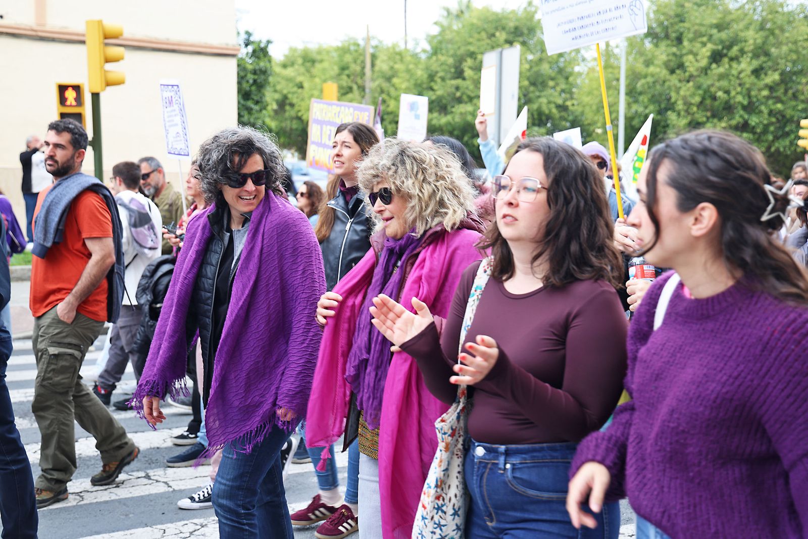 8M: Las fotografías de la manifestación del Día de la Mujer