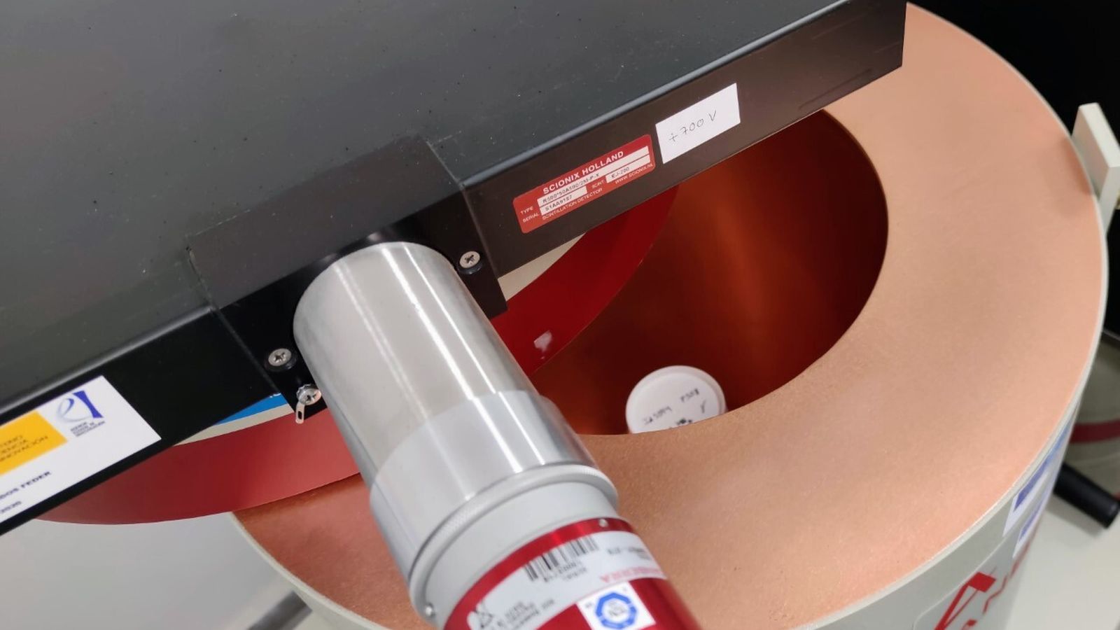 Sistema de espectometría gamma.