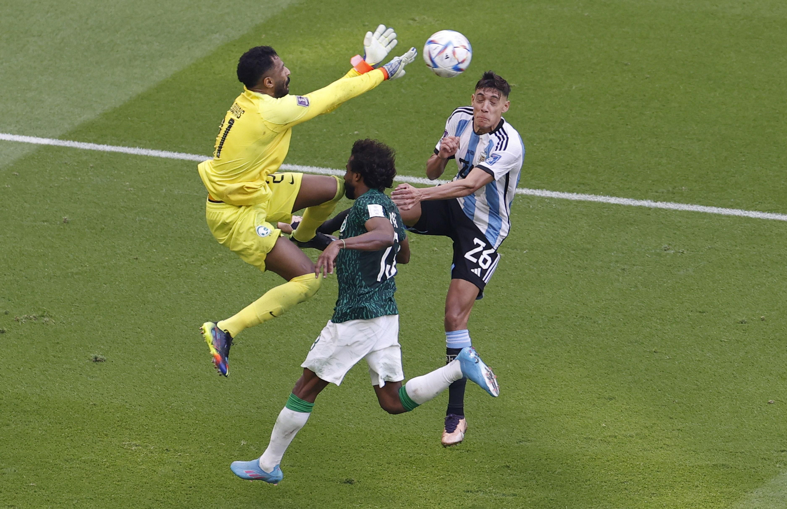 Las imágenes del Artentina - Arabia Saudí en el Mundial de Qatar