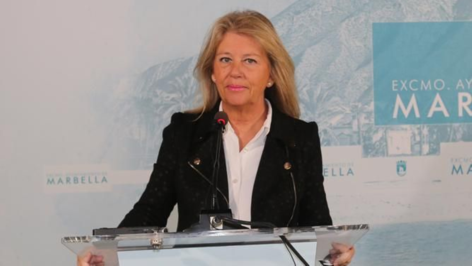 La alcaldesa de Marbella, Ángeles Muñoz.